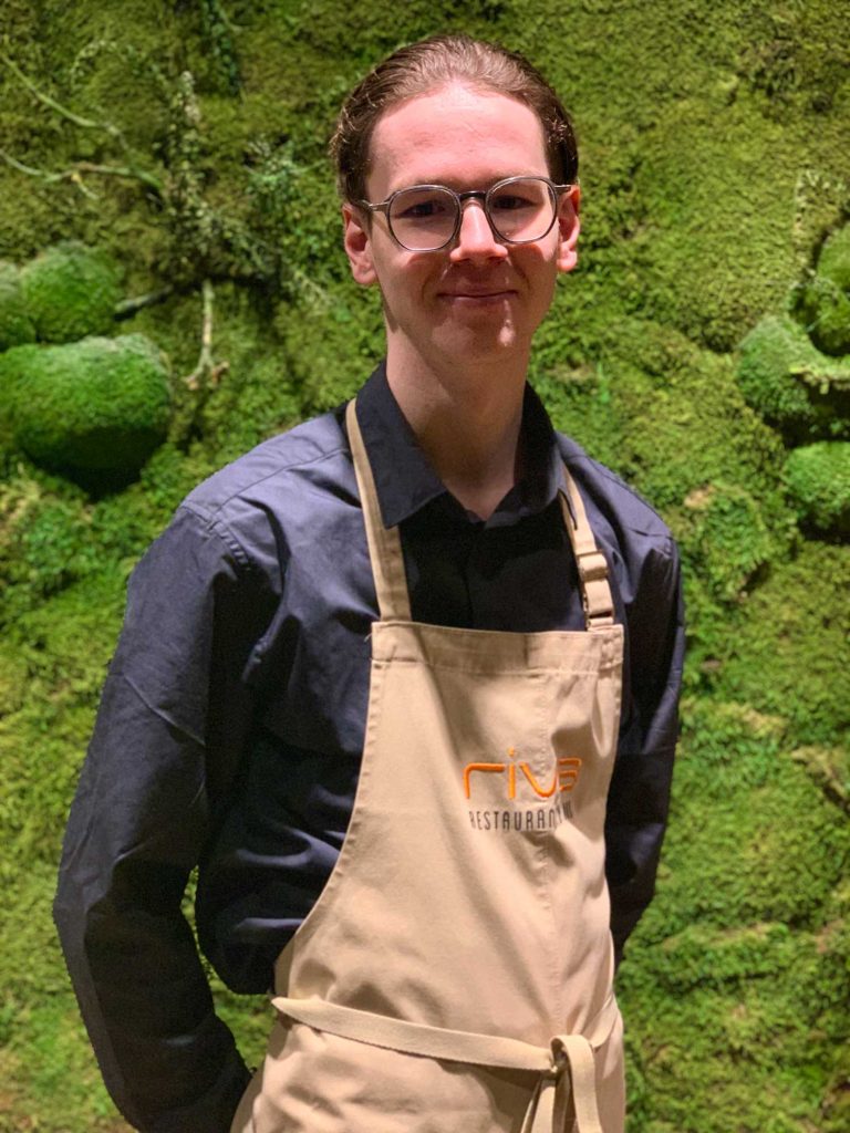 Torben Kühn, Chef de Rang im Restaurant 1718, beheimatet im Anwesen Ketschauer Hof in Deidesheim/ Pfalz