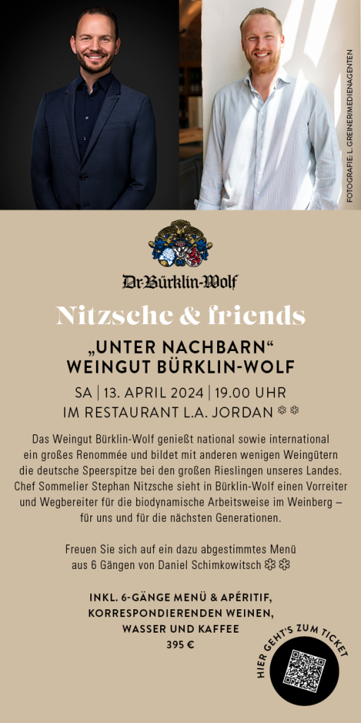 Veranstaltung Nitzsche & Friends - "Unter Nachbarn" Weingut Bürklin-Wolf