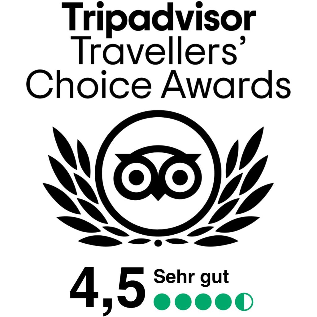 Auszeichnung Tripadvisor für unsere beiden Hotels Ketschauer Hof und Kaisergarten Deidesheim
