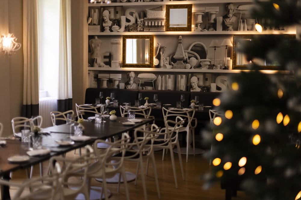 Weihnachtsstimmung im Restaurant 1718